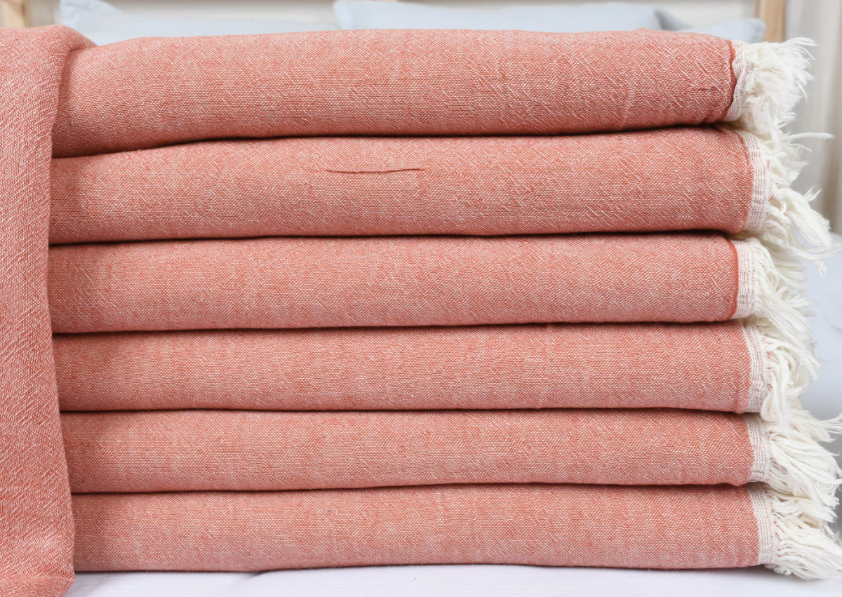 Dahlia Muslin Throw Blanket